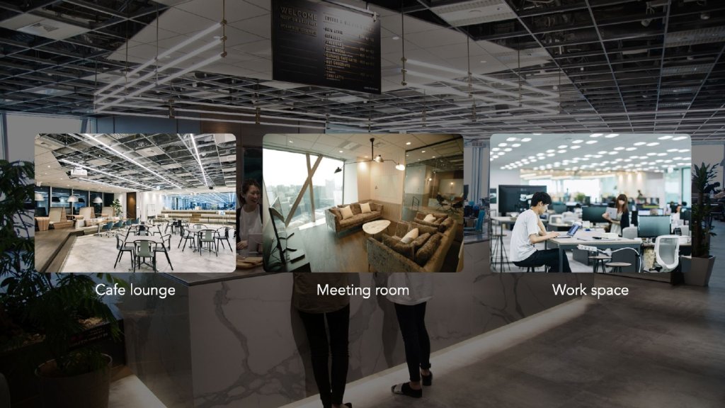 ヤプリの東京オフィス（港区六本木）の様子